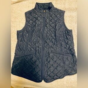 Van Heusen Dark Blue Quilted Vest